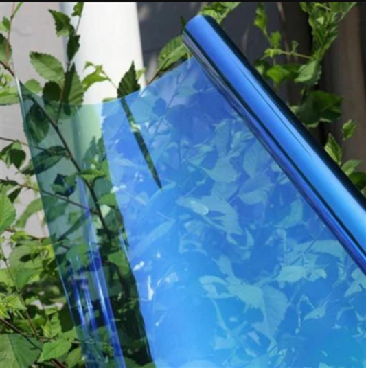 Chameleon Window Tint Film - Blue, 1.52m Width, 82% VLT, Sold by the Meter